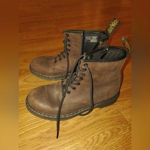 Brown Doc Marten's youth size 3